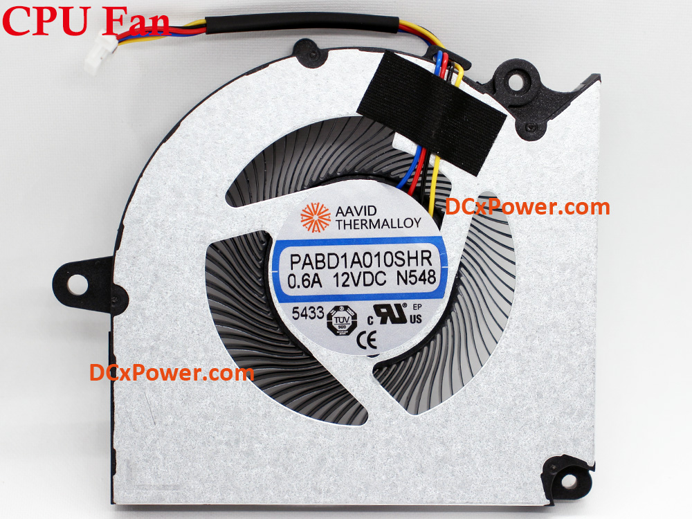 (image for) Laptop Internal Fan for MSI Crosshair 16 17 HX AI D2XW D2XWFKG D2XWGKG MS-15P4 MS-17T4 Series CPU GPU Cooling Inside Left Right Cooler Assembly Genuine PABD1A010SHR N548 PABD1A010SHL N549